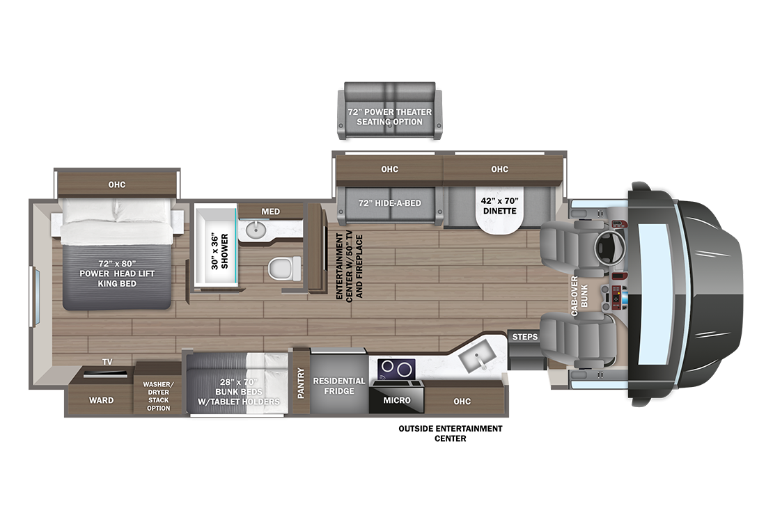 2024 Entegra Accolade Xl 37L Floorplan Image